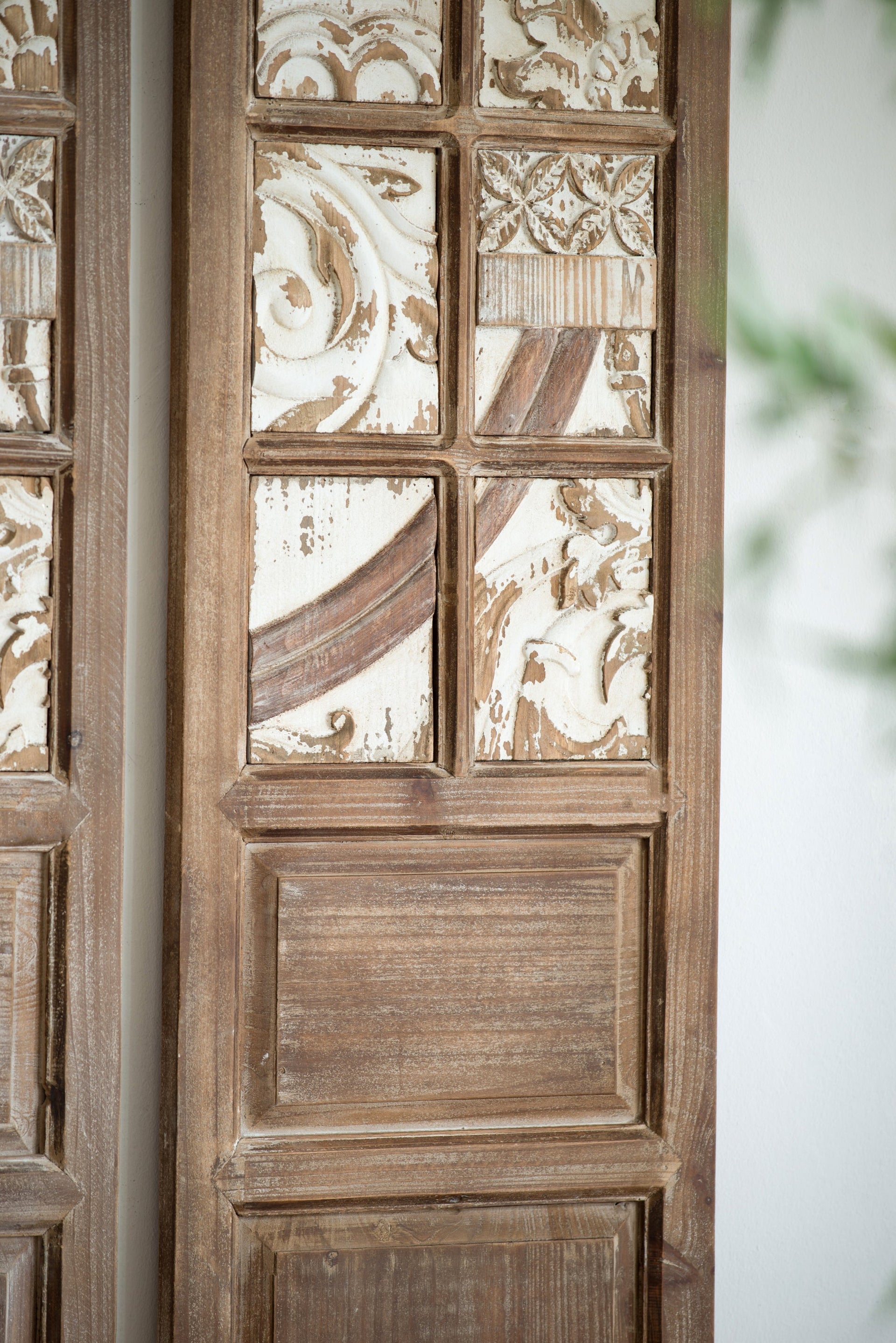 15x73.2' Wooden Decorative Panel, Decorative Wall Sculpture