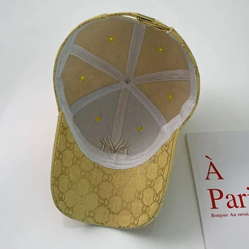 Fashion Men Women Cotton Embroidery for MY Baseball Caps Outdoor Sport Fishing Golf Sunshade Adjustable Hat Casual Four Seasons