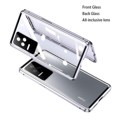 For Xiaomi 360 Full Cover Double Sided Tempered For K50 k50pro Front And Back Glass Phone Case