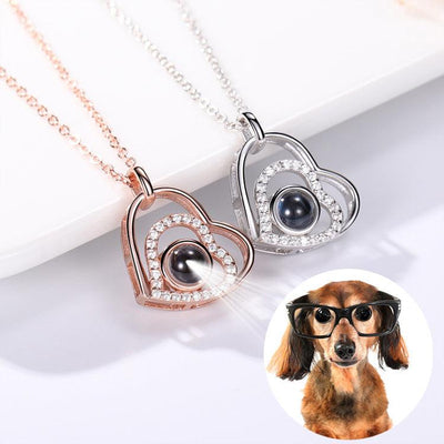 100 languages, I love you necklace, nano projection, customized color images, photos, text, love for Europe and America