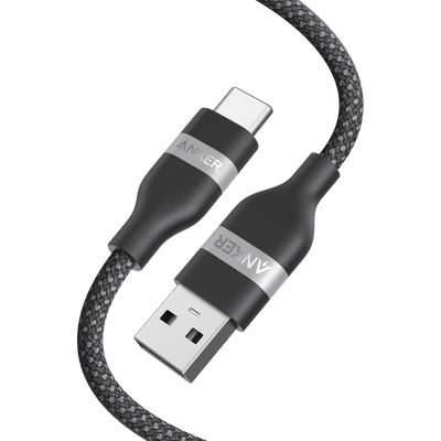 Anker USB-A to USB-C Cable (3 ft/6 ft, Upcycled-Braided)