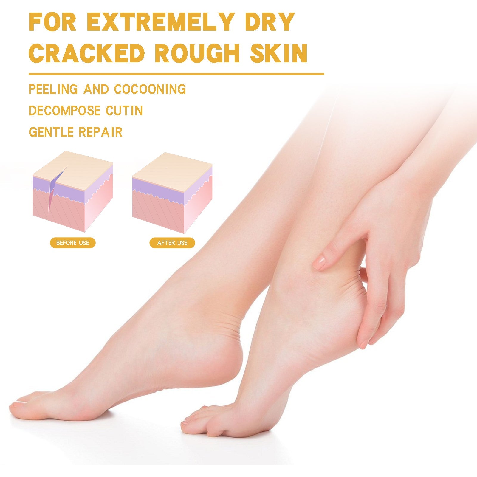 Hydrating Chapping Cream, Foot Care Heel Moisturizing Anti-Cracking, Peeling And Chapping Repair Foot Care Cream