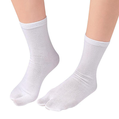 Men and Women Summer Fiber Two Finger Socks Black Kimono Flip Flop Sandal Split Toe Socks New