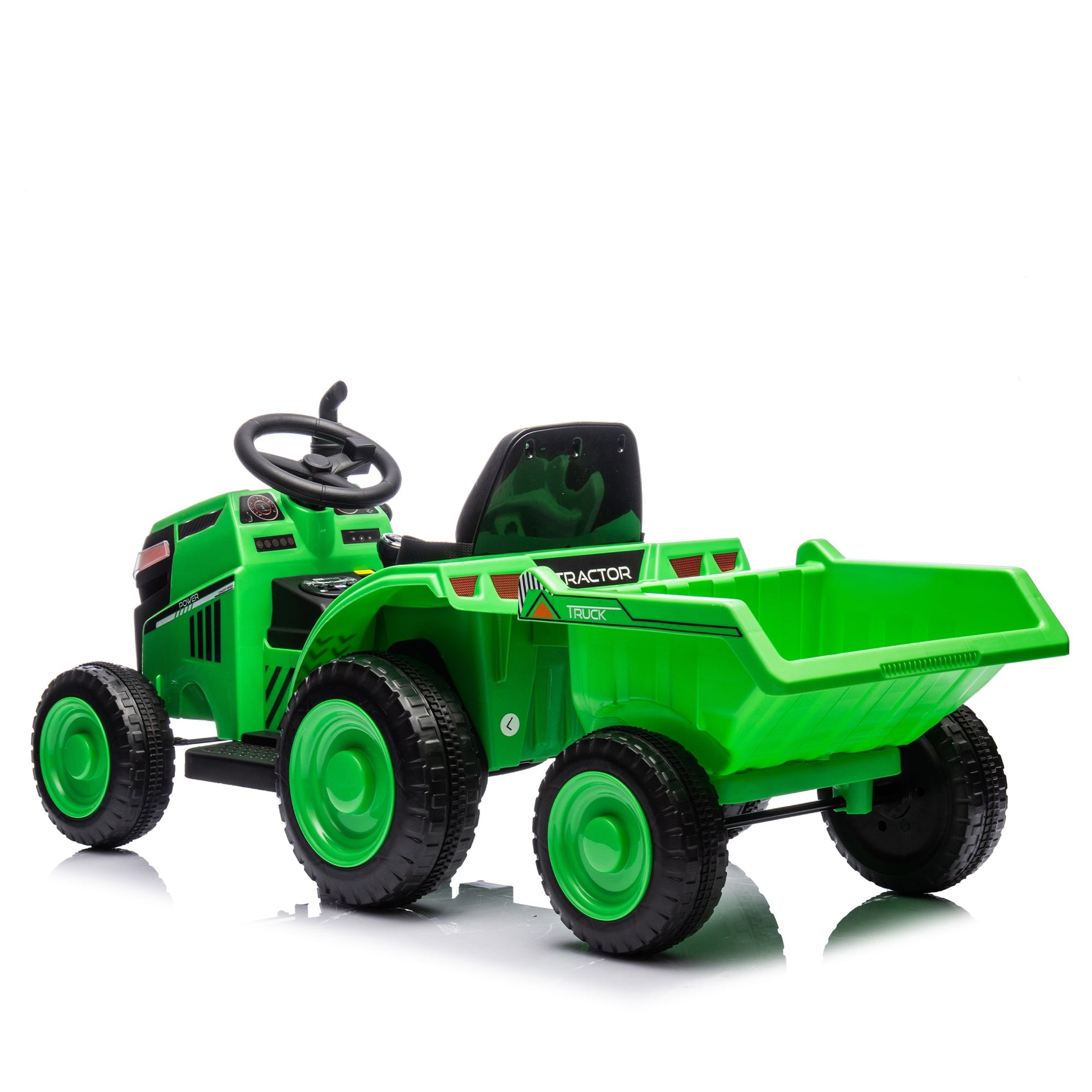 12V children ride the electric tractor