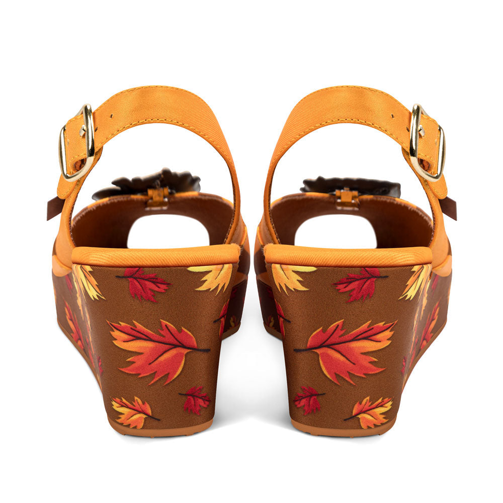 Chocolaticas® Autumn Delight Women's Wedge Sandal
