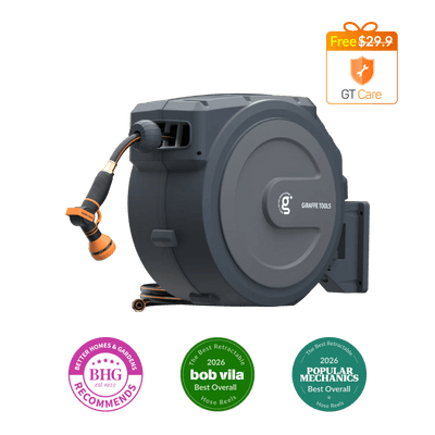 Retractable Garden Hose Reel-1/2in-100ft