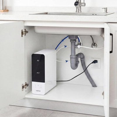 AW-RB05 Alkaline PH+ Reverse Osmosis Water Filter 800 GPD Tankless Under-Sink RO System-Black