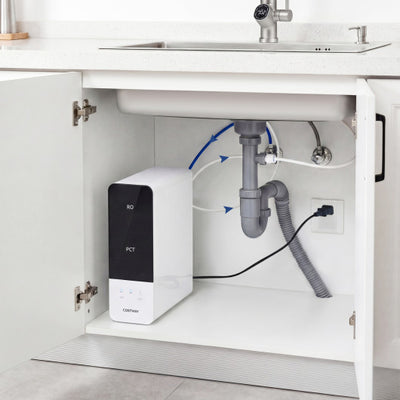 AW-RB05 Alkaline PH+ Reverse Osmosis Water Filter 600 GPD Tankless Under-Sink RO System-Black