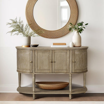 Ayanna Accent Cabinet with Lower Shelf - Reclaimed Wheat