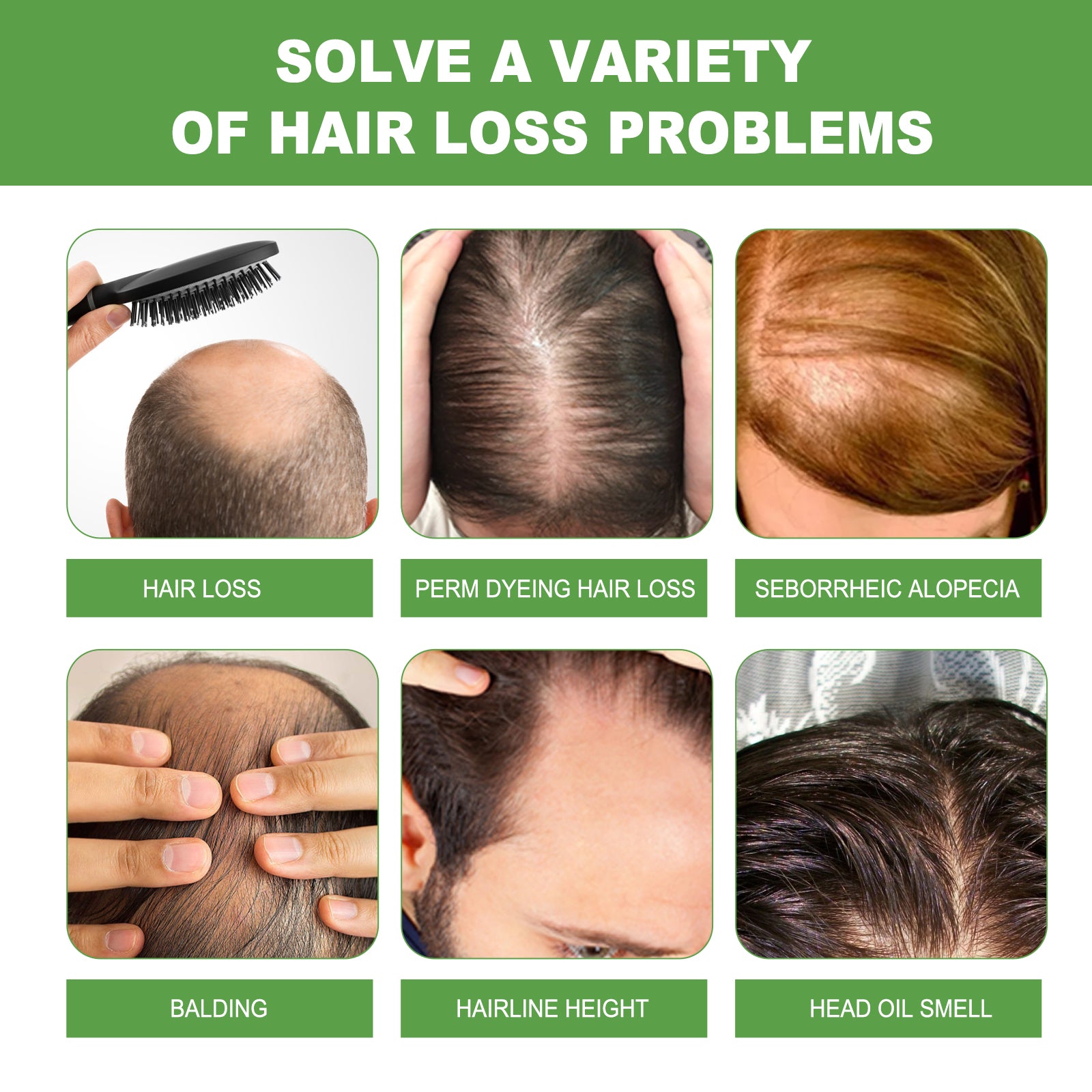 Rosemary Shampoo Deep Cleansing Massage Scalp Moisturizing Soft Dense Hair Shampoo