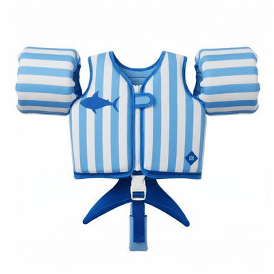 Floating Jackets with Sleeves for Pool or Beach | 1-3 Years | Blue Shark