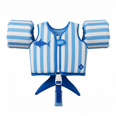 Floating Jackets with Sleeves for Pool or Beach | 1-3 Years | Blue Shark
