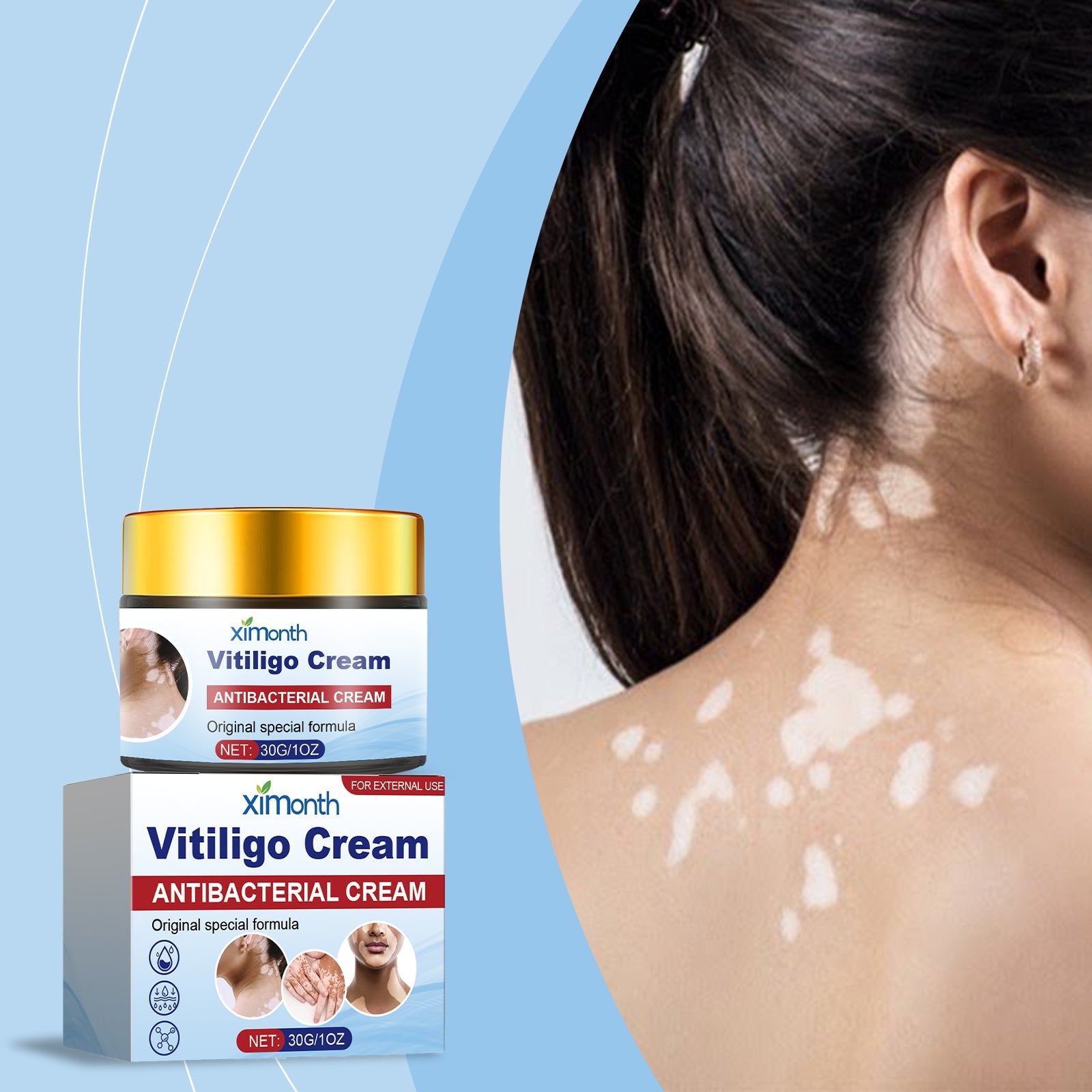 Skin Care Cream, A Gentle Formula That Pamper The Body And Moisturizes And Moisturizes The Skin With A Massage Cream