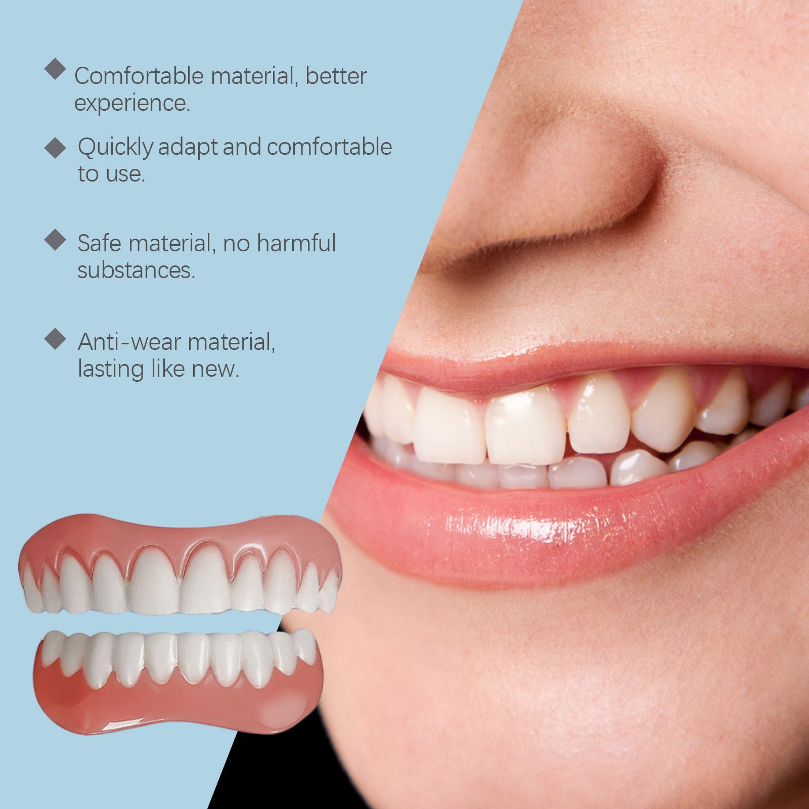 Denture Retouching Kit For Improved Comfort Denture Crevices Beauty Kit