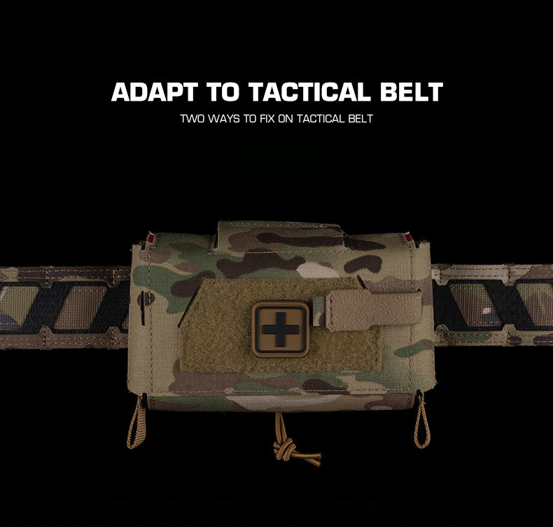 Compact Trauma Bag V3 GEN3 Style Agilit MD2 IFAK Tactical Medical First Aid Bag for Hunting Vest Plate Carrier Belt