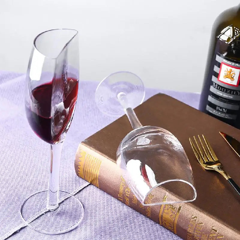 Creative Half Red Wine Cups Multi-use Vintage Tall Wine Glassware Long Stemmed Wine Champagne Glasses