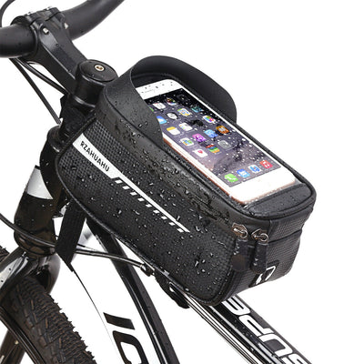 New Product Upper Tube Bag Mountain Bike Road Bicycle Bag Front Beam Bag Head Bag Mobile Phone Bag Waterproof Saddle Bag