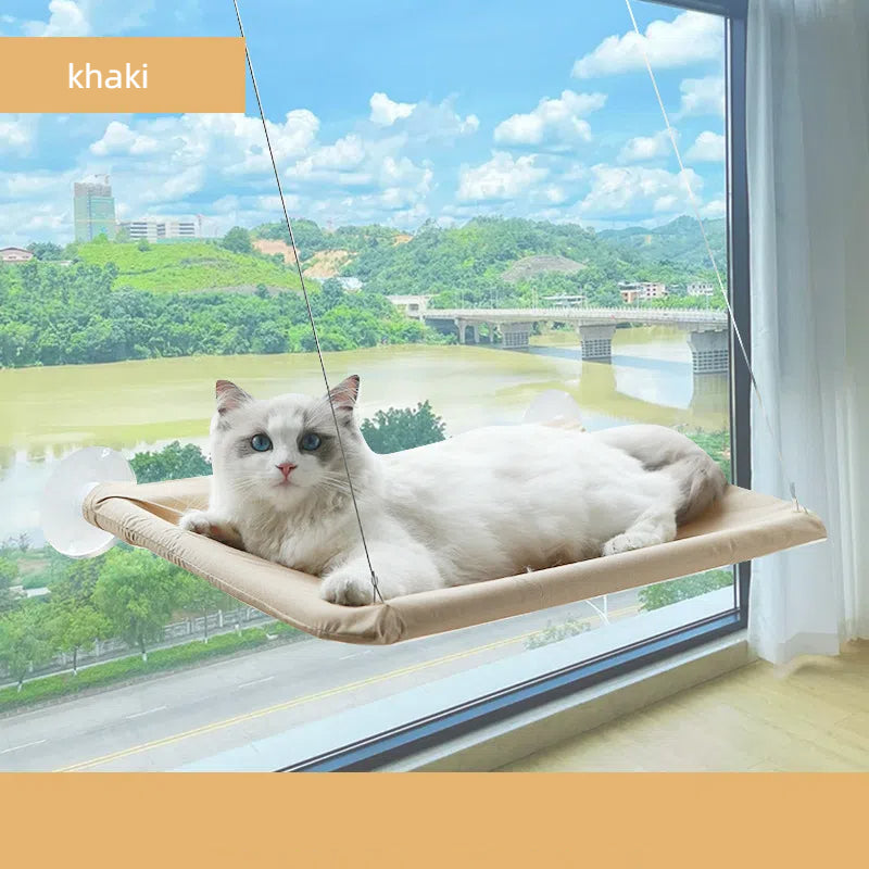 Upgrade cat hammock four season pet bed suction cup hanging cat bed folding window sill cat bed pet supplies