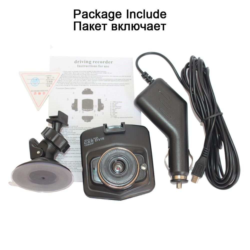 Car Camera HD 1080P Dashcam DVR Recorder Dash Cam Car Dvr Auto Rear View Camera Vehical Car Cam Of Mirror Recorder
