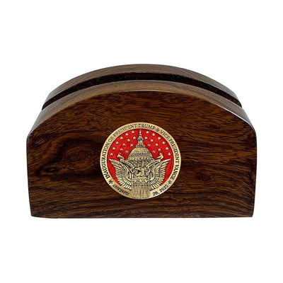 Trump & Vance Inauguration 2025 Desert Ironwood Business Card Holder - Limited Edition