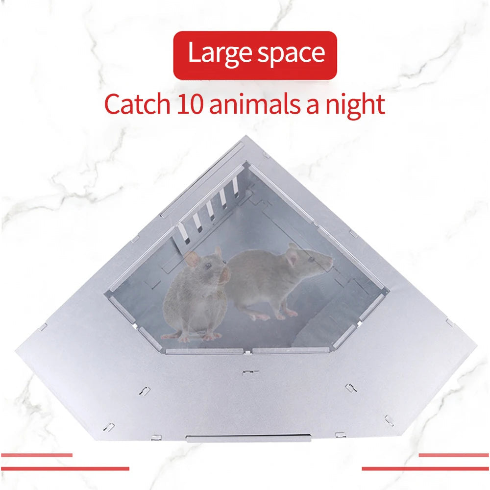 Catching Mice Mouse Traps Occasions Available Double-door Design Non-toxic Reusable Rustproof Garden Supplies Portable