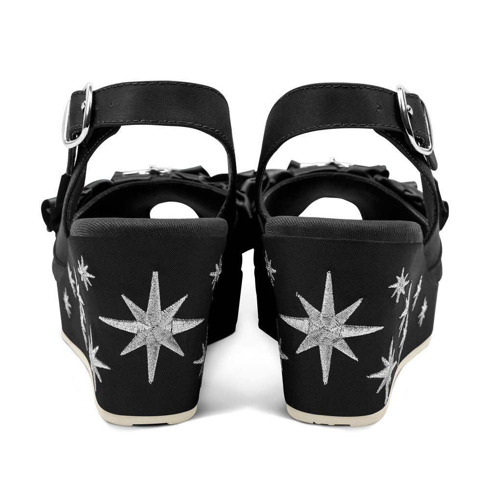 Chocolaticas® Bellanoire Women's Wedge Sandal
