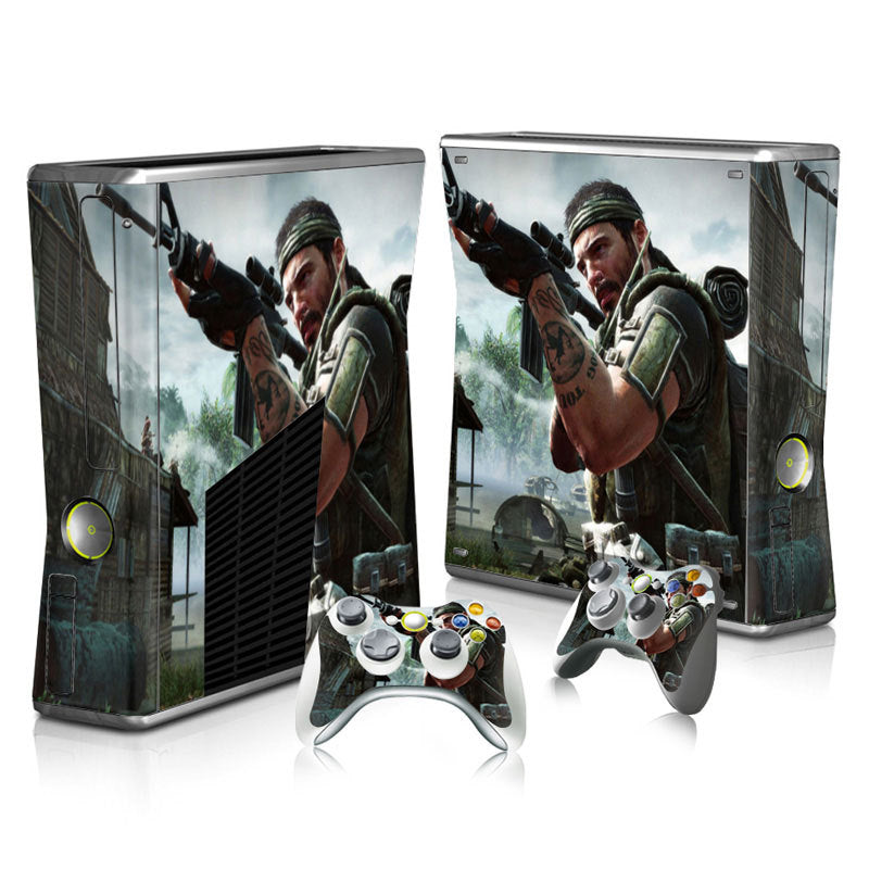 Xbox 360 Slim Full Body Color Membrane Stickers with Scratch-Resistant Protection
