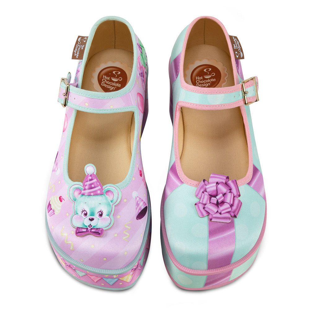 Hot Chocolate Design Birthday Buddies Women's Mary Jane Platforms