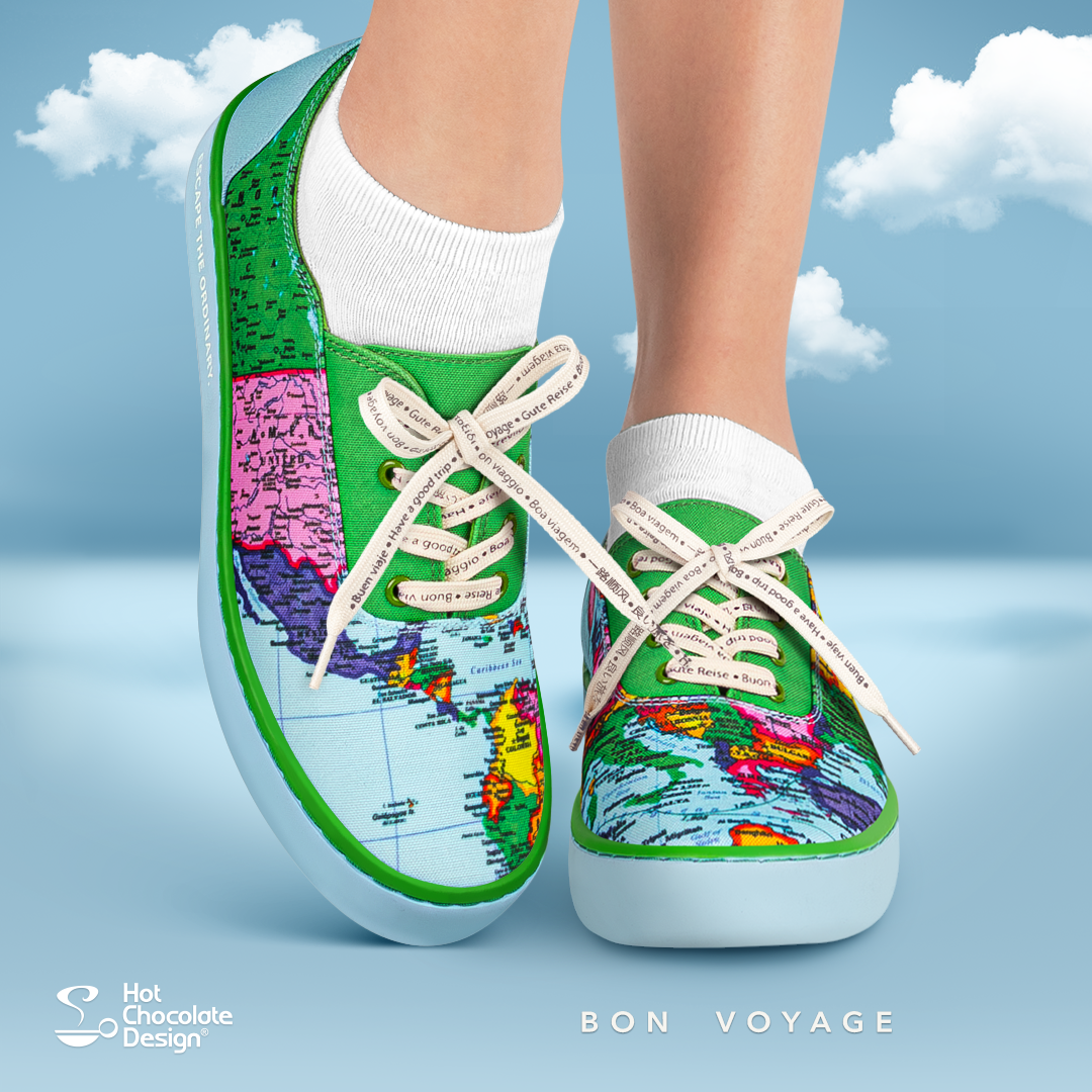 Chocolaticas® Bon Voyage Casual Sneaker