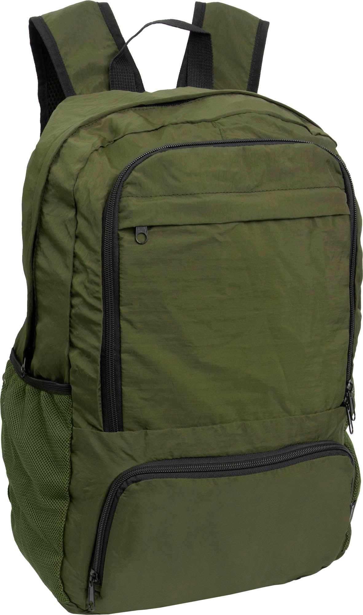 Boarding Pass Recycled Foldable & Packable Pouch Multi Compartment Backpack