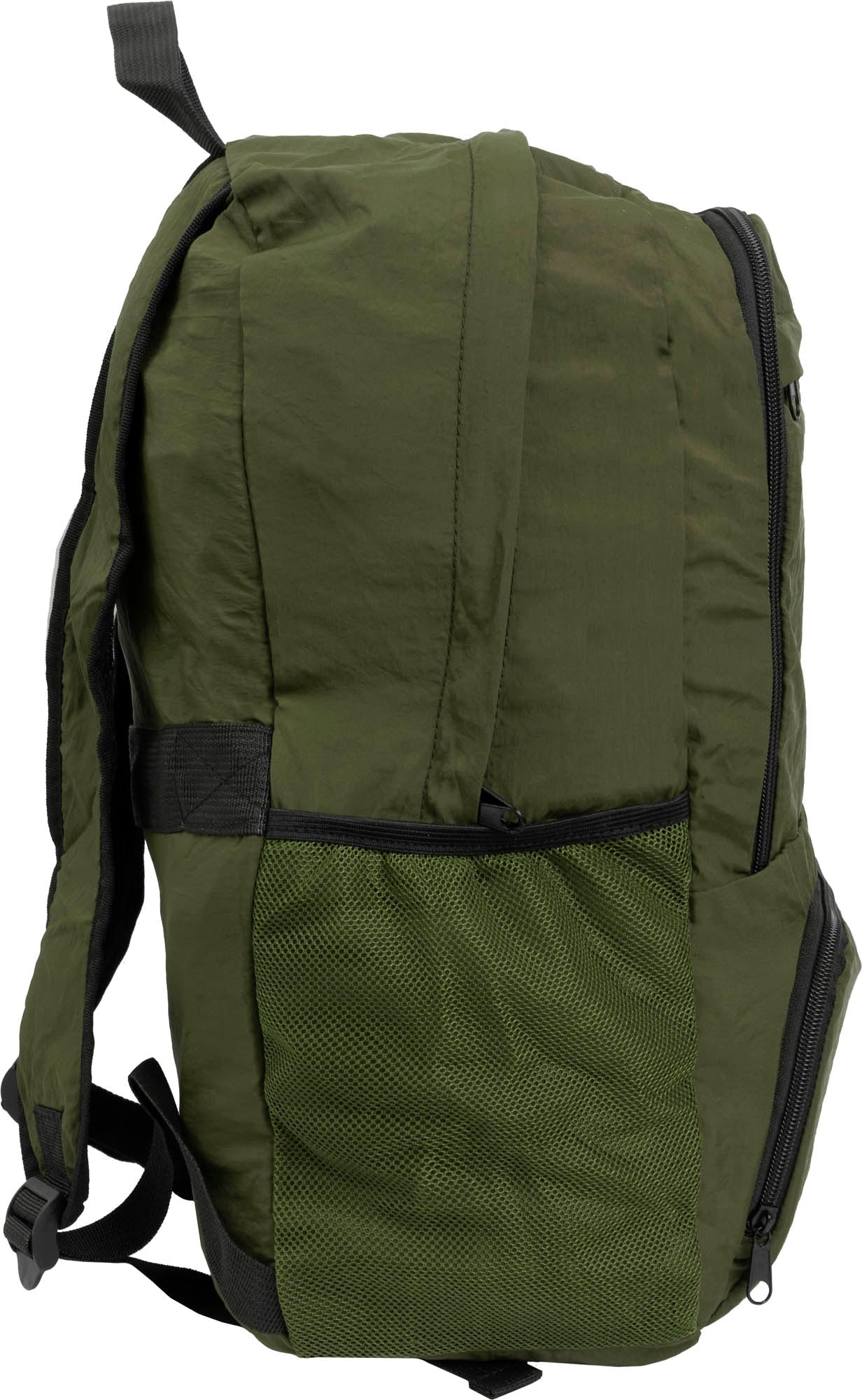 Boarding Pass Recycled Foldable & Packable Pouch Multi Compartment Backpack