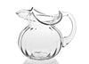 Pitchers Decanters & Ice Buckets Hemmingway Floppy Optic European Mouth Blown Pitcher 42 oz. 7.5