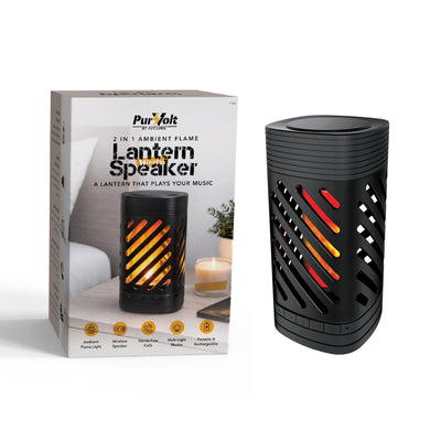 2-in-1 Ambient Flame Lantern Speaker