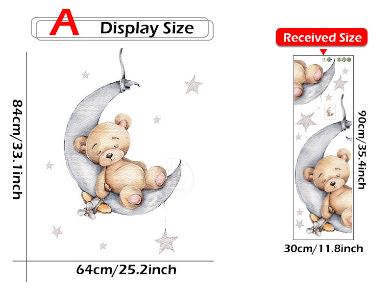 Baby Nursery Bear Decals