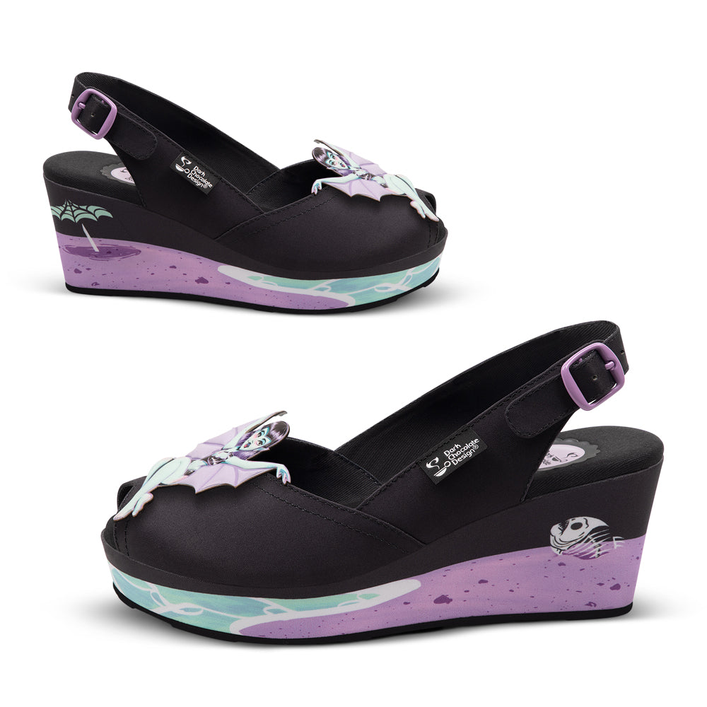 Chocolaticas® BEACH GHOULS Women's Wedge Sandal