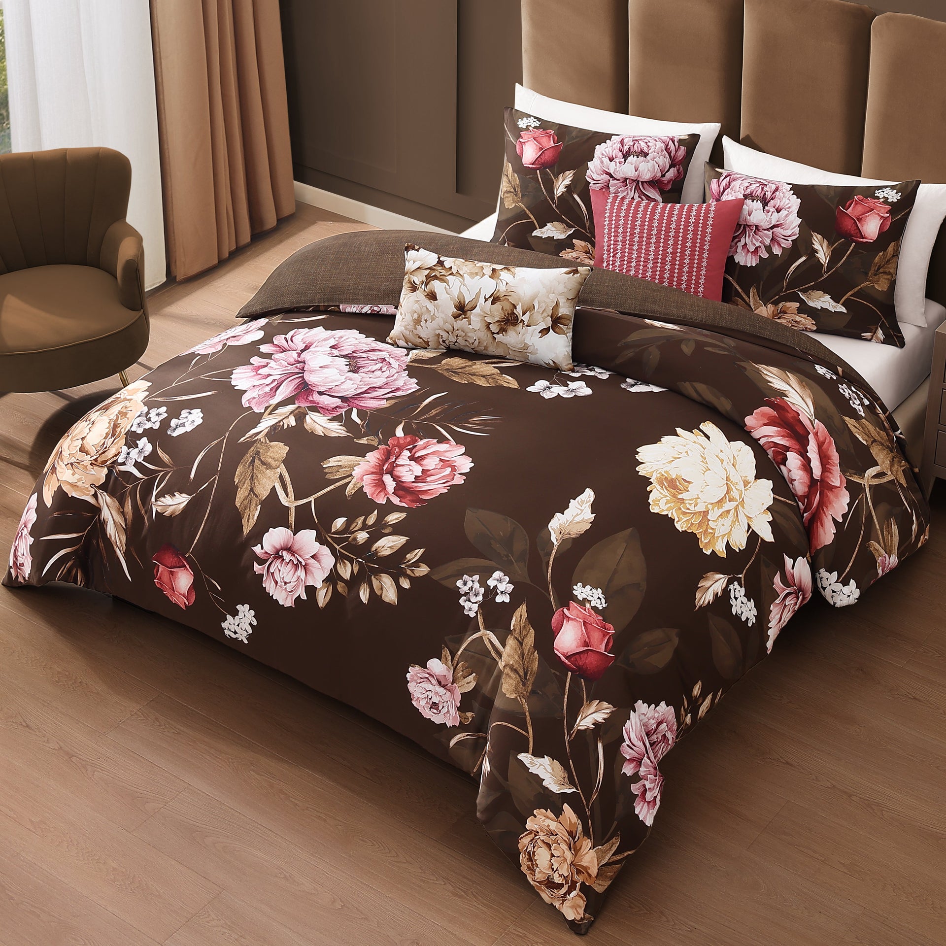 Coco 5 Piece Reversible Comforter Set