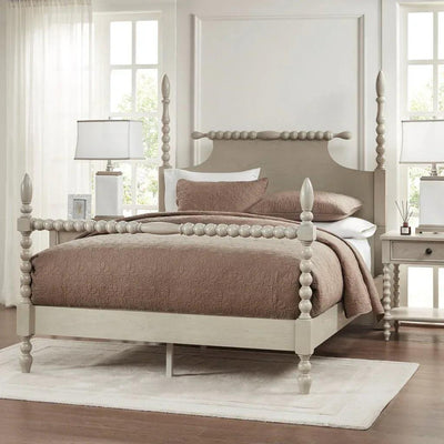 Beckett Turned Wood Spindle Bed by Madison Park Signature