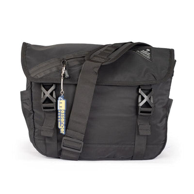 Black Nylon Messenger Bag