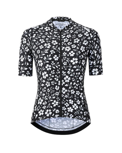 Every Ride Jersey - Black Floral Maze
