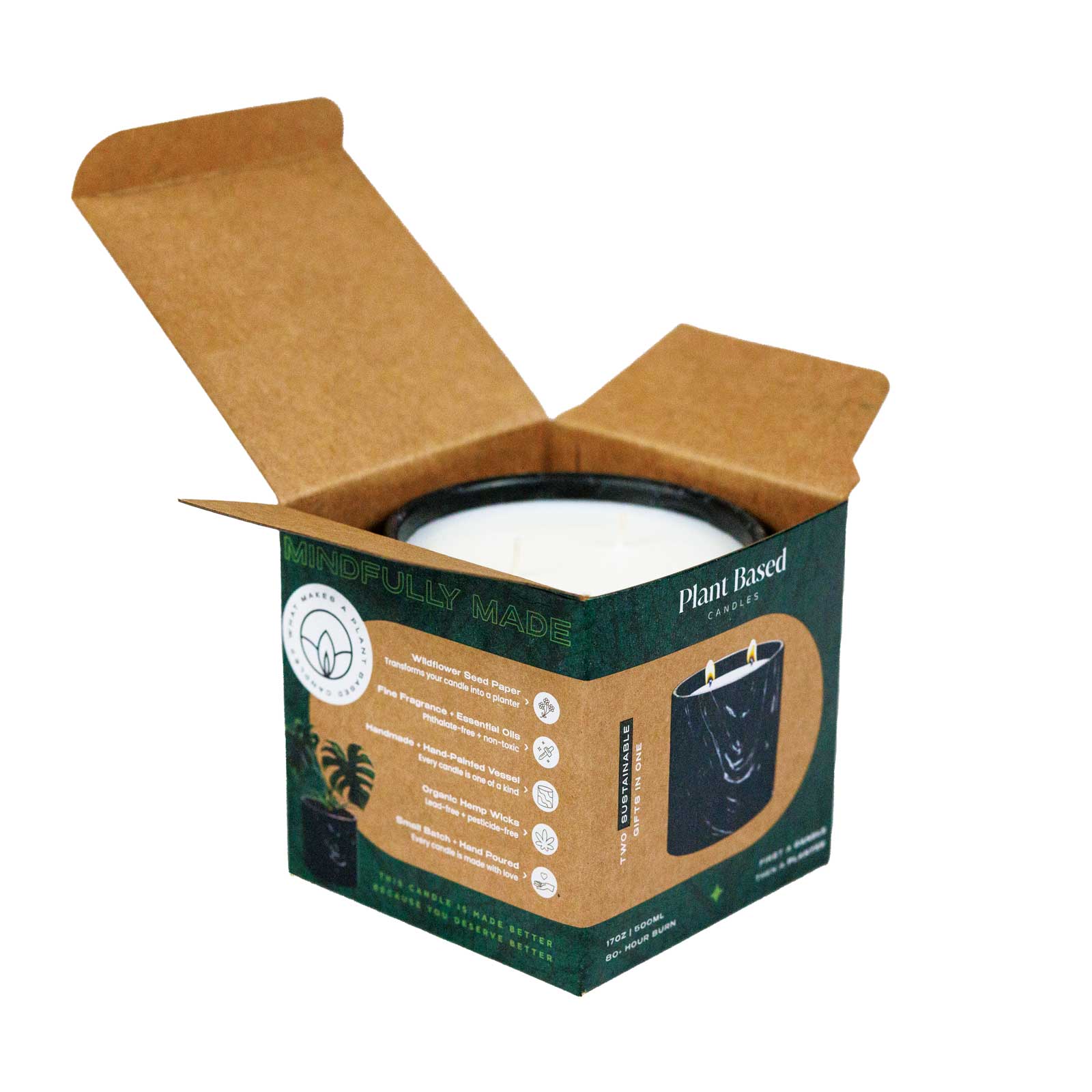 Bear Hug Black Marquina Candle 17oz