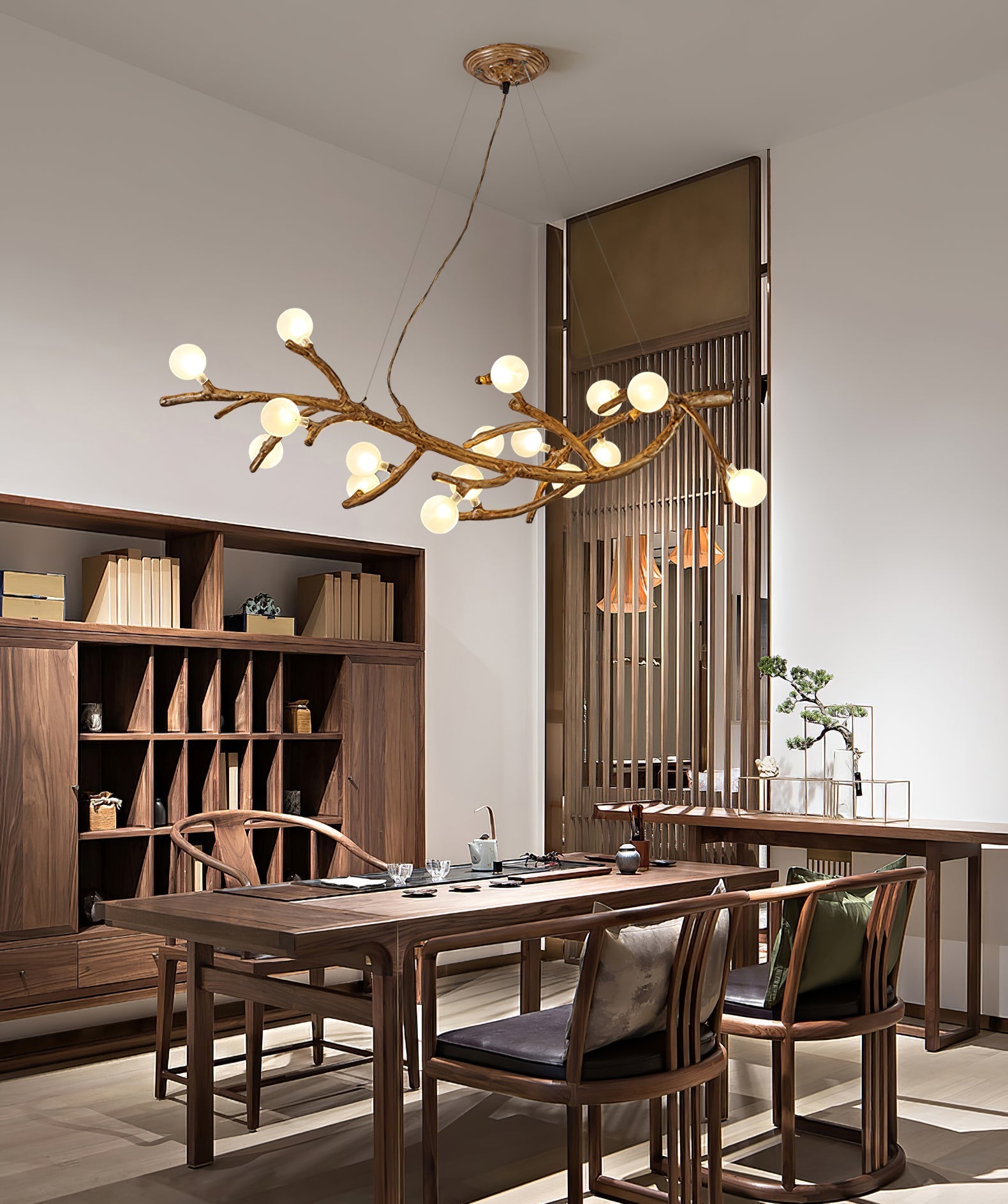 Boho Tree Branch Chandelier