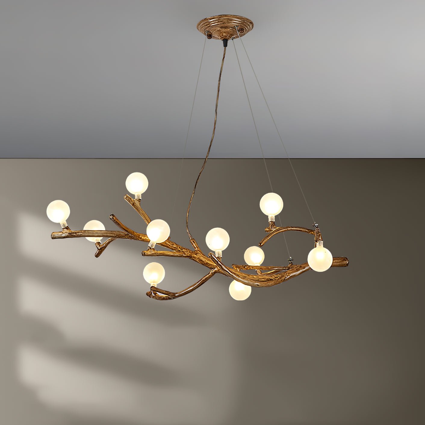 Boho Tree Branch Chandelier