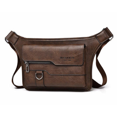 Men's large capacity waterproof chest bag large capacity crossbody bag shoulder bag 