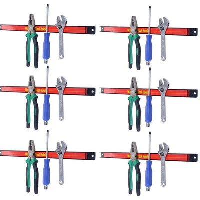 8 12 18 24 Magnetic Tool Holder Bar Organizer Racks for Connecting Strips Tools in the Garage and Workshop