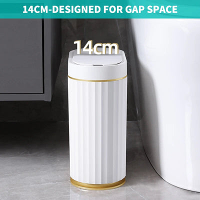 Smart Sensor Trash Can Touchless Sensor Trash Bin Trash Can with Lid Automatic Sensor Waste Basket