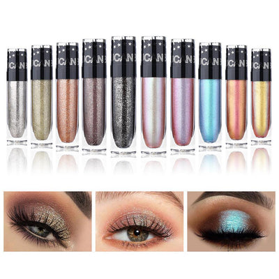 UCANBE New 8 color butterfly pattern diamond flash repair disc chameleon polarized face brightening three dimensional highlight set