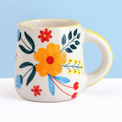 Floral Extravaganza Coffee Mug- Multi , 3.5 X 2.5 Inches