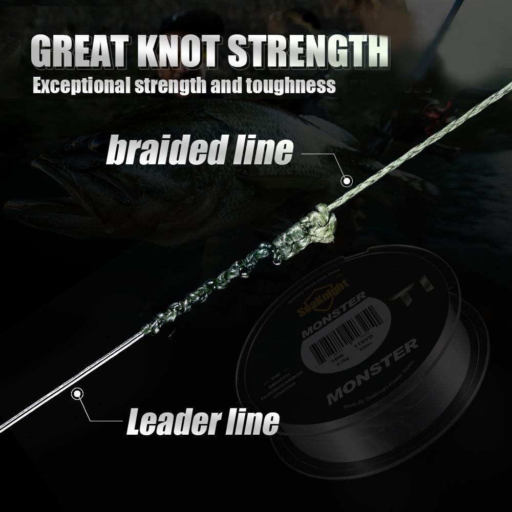 SeaKnight NANO 100M 300M 4 Strands Braided Fishing Lines Multifilament PE Fishing Line 4LB 6LB 8LB 10LB Diameter 0.07-0.12mm