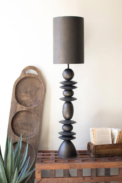 ANTIQUE BRONZE TABLE LAMP
