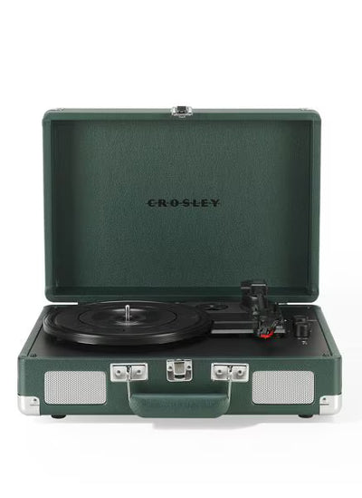 Cruiser Plus Portable Turntable with Bluetooth In/Out - Emerald